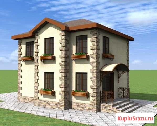 Коттедж 120 м² на участке 6 сот. на продажу в Виноградном Виноградный - изображение 1