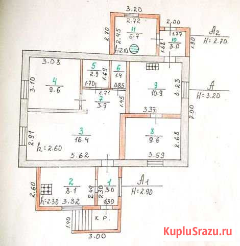 Дом 75.5 м² на участке 8 сот. на продажу в Железногорске Курской области Железногорск - изображение 2