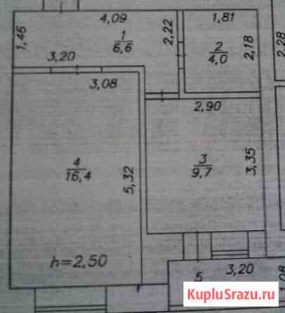 1-комнатная квартира, 37 м², 4/5 эт. на продажу в Моргаушах Моргауши