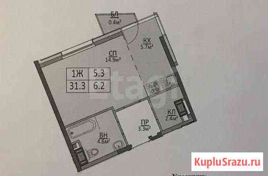 1-комнатная квартира, 32 м², 14/24 эт. на продажу в Коммунарке Коммунарка