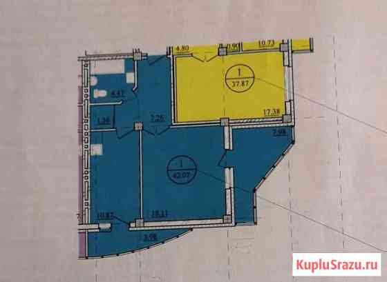 1-комнатная квартира, 54 м², 15/16 эт. на продажу в Новосибирске Новосибирск