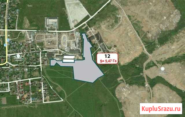 Участок промназначения 547 сот. на продажу в Домодедово Домодедово - изображение 2