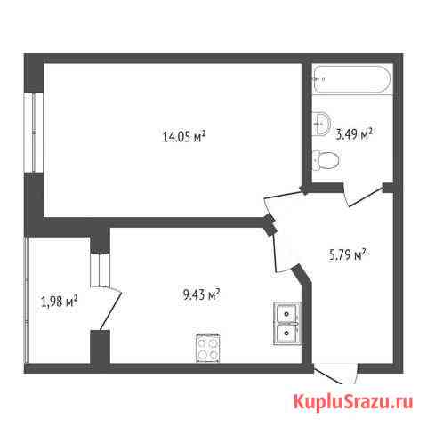 1-комнатная квартира, 32.8 м², 2/5 эт. на продажу в Ярославле Ярославль