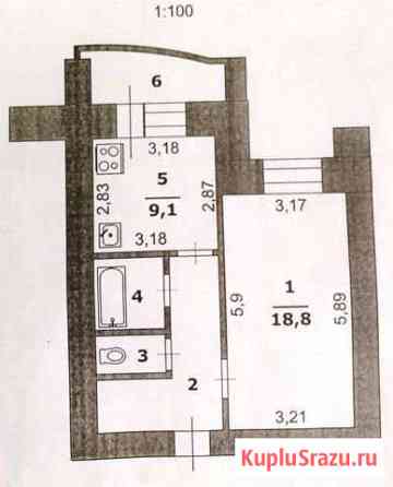 1-комнатная квартира, 41 м², 1/15 эт. на продажу в Белгороде Белгород