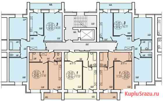 3-комнатная квартира, 71.8 м², 4/10 эт. на продажу в Саратове Саратов