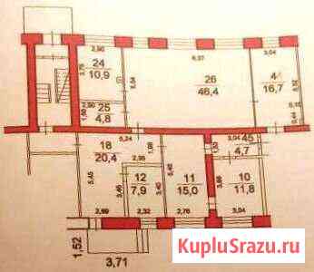 Офисное помещение, 138.6 кв.м. Петрозаводск