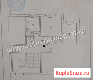 2-комнатная квартира, 54 м², 9/10 эт. на продажу в Благовещенске Амурской области Благовещенск - изображение 1