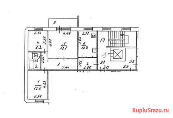 3-комнатная квартира, 68 м², 8/9 эт. на продажу в Одинцово Одинцово