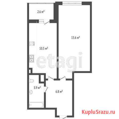 1-комнатная квартира, 36.7 м², 2/9 эт. на продажу в Коммунарке Коммунарка