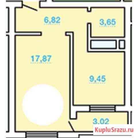 1-комнатная квартира, 40.8 м², 22/24 эт. на продажу в Самаре Самара