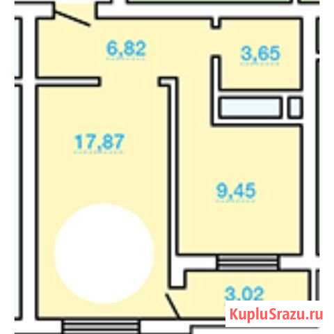 1-комнатная квартира, 40.8 м², 22/24 эт. на продажу в Самаре Самара - изображение 3