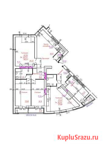 5-комнатная квартира, 175 м², 14/14 эт. на продажу в Иваново Иваново - изображение 1