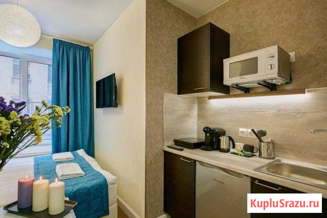 Квартира-студия, 15 м², 1/4 эт. в аренду посуточно в Санкт-Петербурге Санкт-Петербург - изображение 2