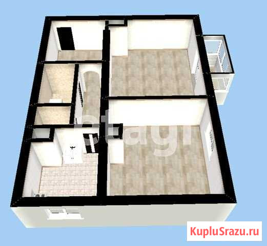2-комнатная квартира, 64 м², 2/2 эт. на продажу в Петрозаводске Петрозаводск - изображение 2