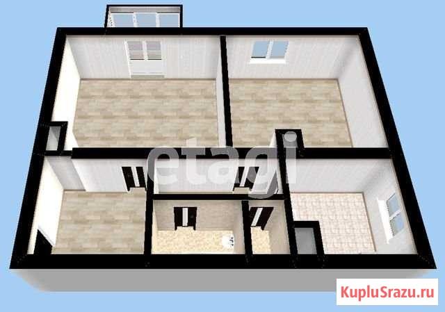 2-комнатная квартира, 64 м², 2/2 эт. на продажу в Петрозаводске Петрозаводск - изображение 3