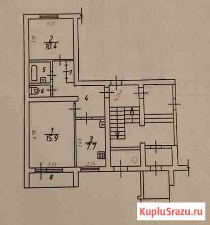 2-комнатная квартира, 48 м², 1/5 эт. на продажу в Железнодорожном Московской области Железнодорожный