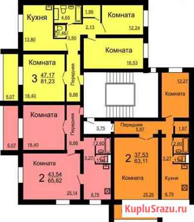 2-комнатная квартира, 63.1 м², 9/10 эт. на продажу в Челябинске Челябинск