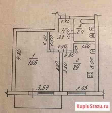 1-комнатная квартира, 35 м², 3/3 эт. на продажу в Челбасской Челбасская