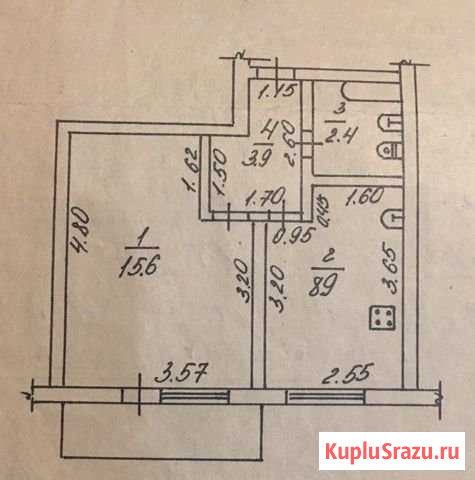1-комнатная квартира, 35 м², 3/3 эт. на продажу в Челбасской Челбасская - изображение 1