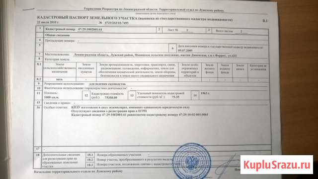 Участок СНТ, ДНП 10 сот. на продажу в Санкт-Петербурге Санкт-Петербург - изображение 2