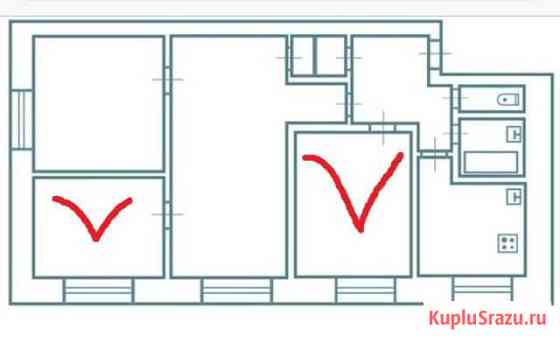 Комната 11 м² в 4-ком. кв., 1/5 эт. на продажу в Алексине Алексин