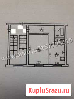 1-комнатная квартира, 30 м², 2/3 эт. на продажу в Калуге Калуга - изображение 2