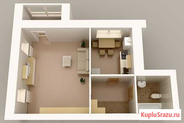 1-комнатная квартира, 44.3 м², 2/4 эт. на продажу в Оренбурге Оренбург - изображение 1