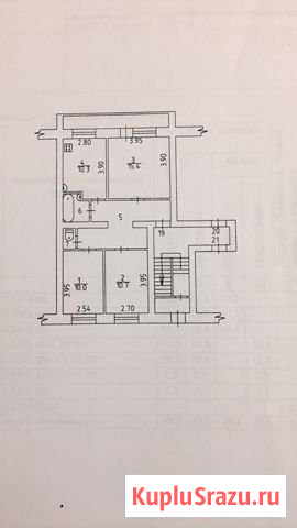 3-комнатная квартира, 63.2 м², 1/2 эт. на продажу в Перми Пермь - изображение 1