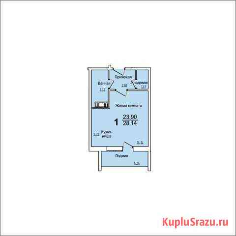 Квартира-студия, 29 м², 5/10 эт. на продажу в Челябинске Челябинск