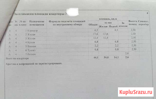 2-комнатная квартира, 44 м², 4/5 эт. на продажу в Кузнецке Кузнецк - изображение 3