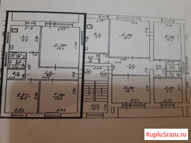 3-комнатная квартира, 63 м², 2/5 эт. на продажу в Черняховске Черняховск - изображение 1