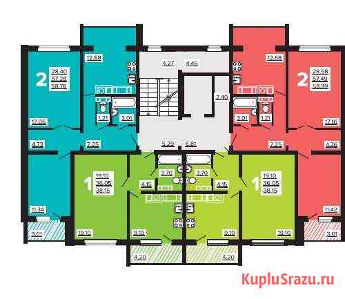 2-комнатная квартира, 60 м², 1/10 эт. на продажу в Смоленске Смоленск