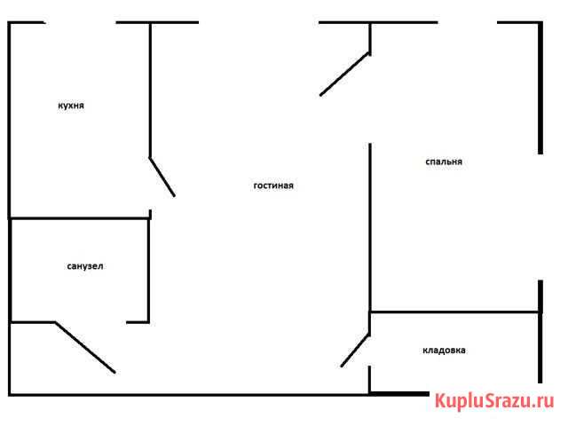 2-комнатная квартира, 43.8 м², 3/5 эт. на продажу в Туле Тула - изображение 3