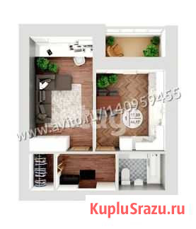 1-комнатная квартира, 44.2 м², 15/19 эт. на продажу в Уфе Уфа - изображение 3