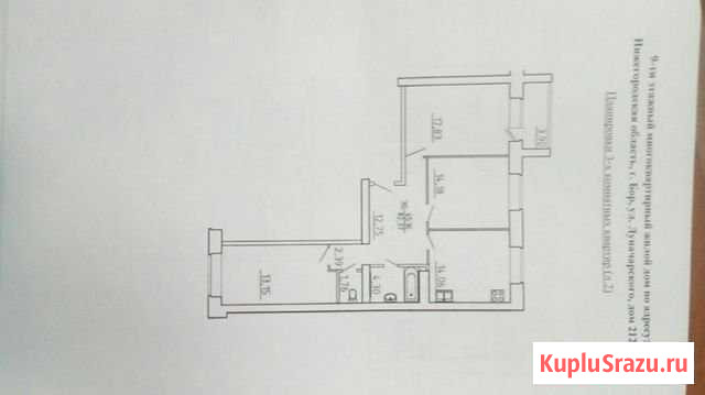 3-комнатная квартира, 88 м², 6/9 эт. на продажу в Бору Бор - изображение 2