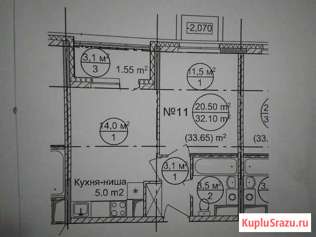 1-комнатная квартира, 34 м², 1/4 эт. на продажу в Нижнем Новгороде Нижний Новгород - изображение 3