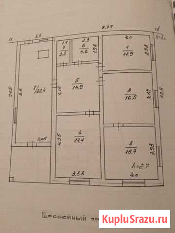 Дом 117.3 м² на участке 24 сот. на продажу в Засечном Засечное - изображение 3