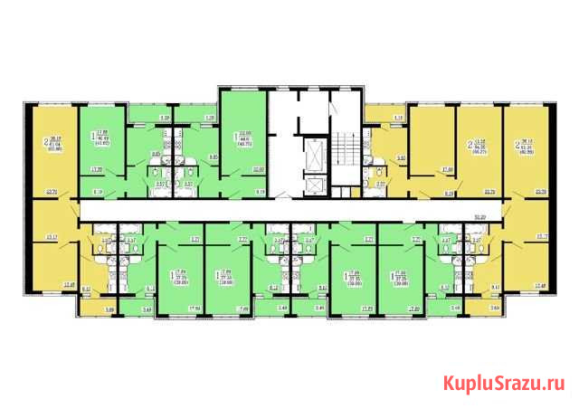 1-комнатная квартира, 47 м², 12/18 эт. на продажу в Воронеже Воронеж - изображение 3