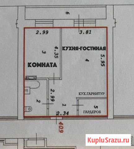 2-комнатная квартира, 57 м², 9/26 эт. на продажу в Новосибирске Новосибирск - изображение 1