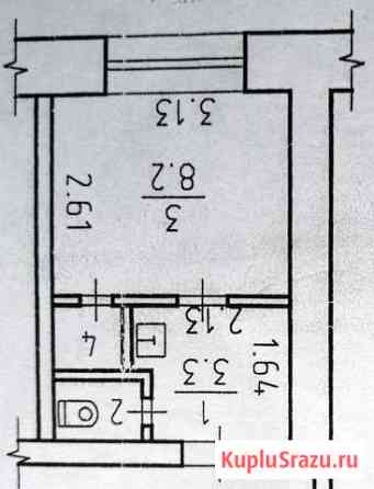 Квартира-студия, 13.1 м², 2/5 эт. на продажу в Ижевске Ижевск