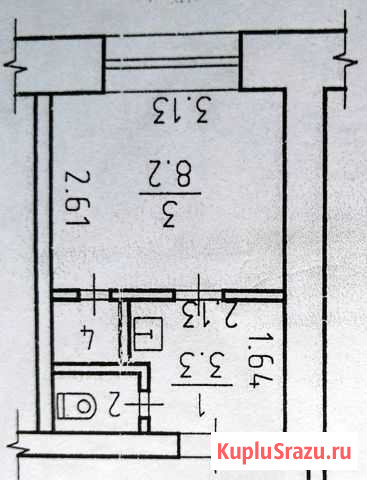 Квартира-студия, 13.1 м², 2/5 эт. на продажу в Ижевске Ижевск - изображение 2
