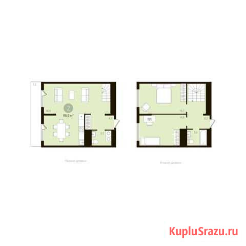 2-комнатная квартира, 92 м², 16/16 эт. на продажу в Тюмени Тюмень - изображение 1