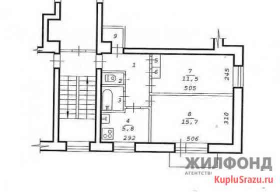 2-комнатная квартира, 45 м², 6/9 эт. на продажу в Щёлково Щёлково
