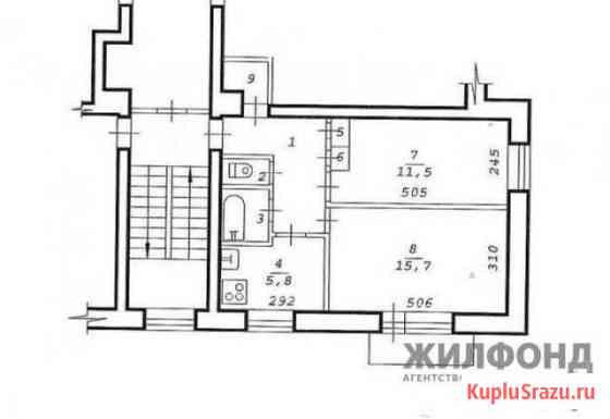 2-комнатная квартира, 45 м², 6/9 эт. на продажу в Щёлково Щёлково