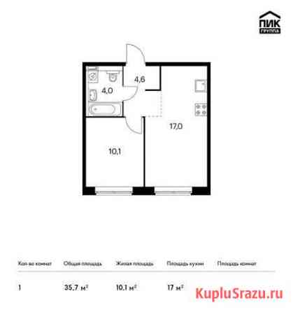 1-комнатная квартира, 35.7 м², 22/25 эт. на продажу в Балашихе Балашиха