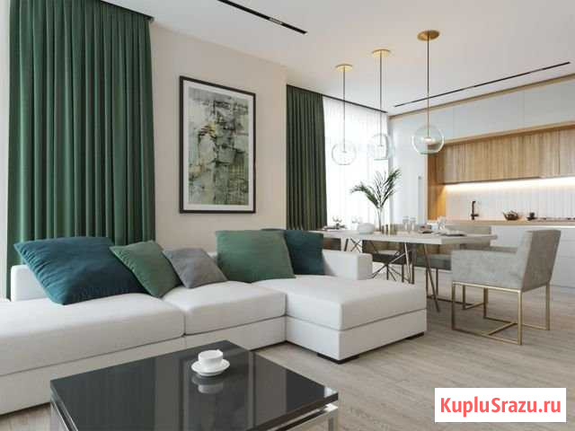 1-комнатная квартира, 48.3 м², 3/16 эт. на продажу в Астрахани Астрахань - изображение 2