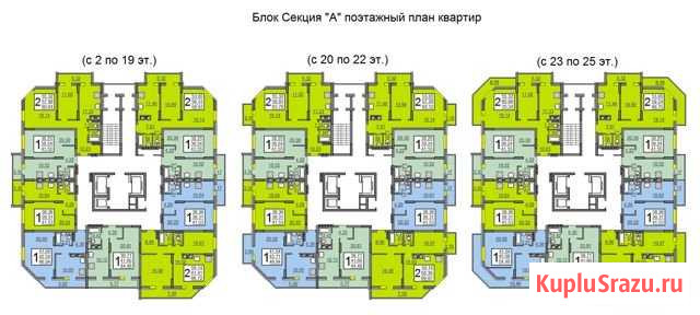 1-комнатная квартира, 41.6 м², 2/25 эт. на продажу в Саратове Саратов - изображение 1