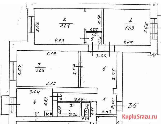 4-комнатная квартира, 99.8 м², 4/5 эт. на продажу в Сарове Саров - изображение 2