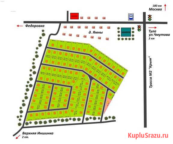 Участок ИЖС 11 сот. на продажу в Туле Тула - изображение 2