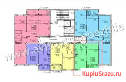 1-комнатная квартира, 41.9 м², 8/17 эт. на продажу в Барнауле Барнаул - изображение 1